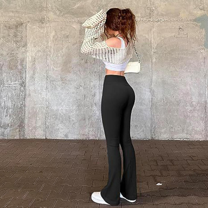 Solid%20Color%20Yoga%20Pants%20Moisture-wicking%20Polyester%20High%20Waist%20Sweat%20Pants%20Fitness%20Pants%20for%20Gym%20Athleisure%20Women's%20Fashion%20Workout%20Apparel%20Streetwear%20-%20Image%207