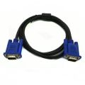 3ft VGA SVGA 15Pin Male to Male M/M Monitor Cable Cord Lead For PC TV Laptop lot - black. 