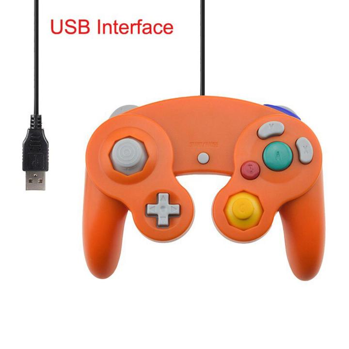 For Gamecube Controller USB Wired Handheld Joystick For Nintend For NGC GC Controle For MAC Computer PC Gamepad