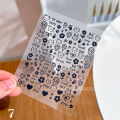 【Clearance sale】 Cartoon Graffiti Nails Art Stickers Kitten Dog Bear Graffiti Lovely Self Adhesive Wraps Children Manicure Decoration Yao Store. 