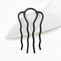 Women Hair Insert Comb Messy Bun Hair Pin Metal Wave Shape Hair Fork For Parties ANLAN. 