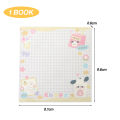 Original Puppy Note Book Cute Non-adhesive Tearable Message Notepad Students High Value Handbook Material Book.