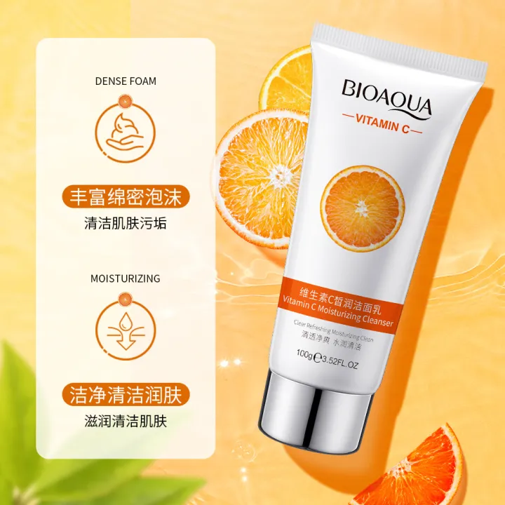 Bioaqua%20Vitamin%20C%20Moisturized%20Facial%20Cleanser%20For%20Deep%20Clean-%20100G%20-%20Face%20Wash%20-%20Image%204