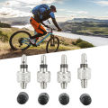 4 Pcs Bicycle Tube Valve Bike Replacement Dunlop Valve Germany Valve Bicycle Wheel Valve Cover Dustproof Car Accessories. 