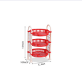 Round Mini Rack Red And White smart room decore Rack Toy Rack.