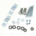 Motorcycle Engine Oil Cooler Cooling Radiator Kit 125Ml Aluminum Silver for Honda CB CG Engine. 
