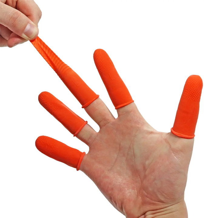 50%20Pcs%20Anti-Slip%20Anti-Static%20Thicken%20Latex%20Finger%20Cots%20Disposable%20Protective%20Fingertips%20Gloves%20Non-Slip%20Waterproof%20Rubber%20Finger%20Covers%20for%20Pottery,%20Crafts%20&%20Electronics%20-%20Image%208