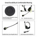 3.5mm/USB Wired HD Voice Business Headphones With Microphone Noise Cancelling Adjustable Office Headset For PC/Laptop. 