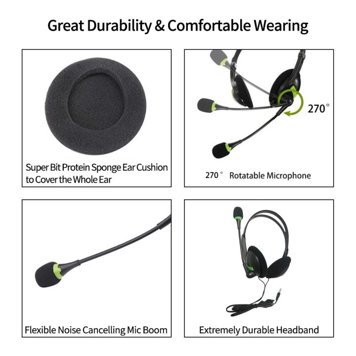 3.5mm/USB%20Wired%20HD%20Voice%20Business%20Headphones%20With%20Microphone%20Noise%20Cancelling%20Adjustable%20Office%20Headset%20For%20PC/Laptop%20-%20Image%206