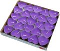 Love shaped tea light candle 10 pieces - Tea light candles ( Burning time 3.8 hours each ). 