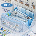 1PC Large Capacity Pen Case Sanrio Prism Pencil Case Kuromi Cinnamoroll School Pencils Bag Supplies Stationery Cosmetic Bags MIRRORRR.