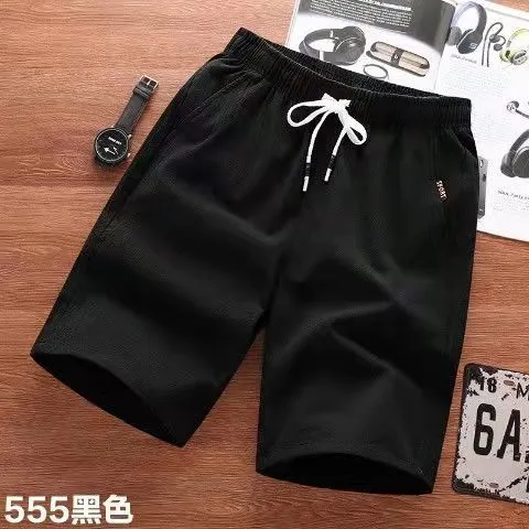 Cotton%20Linen%20Shorts%20Men's%20Korean%20Shorts%20Men's%20Summer%20Leisure%20Fifth%20Pants%20Men's%20Loose%20plus%20Size%20Beach%20Pants%20Summer%20-%20Image%204