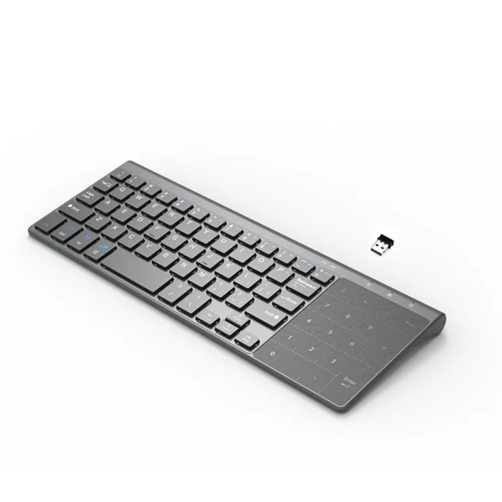 Thin%202.4GHz%20USB%20Wireless%20Mini%20Keyboard%20with%20Number%20Touchpad%20Numeric%20Keypad%20for%20Tablet%20Desktop%20Laptop%20PC-Silver%20gray%20-%20Image%209