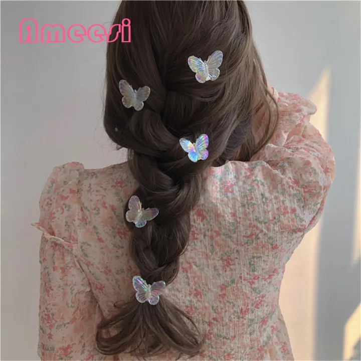 Ameesi%20Hair%20Pin%20Temperament%20Holographic%20Clear%20Butterflies%20Hair%20Barrette%20-%20Image%208