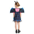 Halloween Vampire Disguise Clothing Child Disney Junior Vampirina Dress with Wings Gloves Girls All Saints' Day Kids Costume.