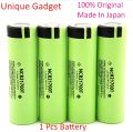 Panasonic NCR21700T Rechargeable 3.7V 5000mAh Li-ion Large Capacity Flat Top 15A 5C Tesla Car Battery for Powerbank LED Torch Electronic Devices Made In Japan. 