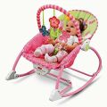 Portable new Electric Music Baby Rocking Chair Infant Toddler Cradle Rocker Baby Bouncer Chair Baby Swing Chair Lounge Recliner,Toyshine Newborn to Toddler Music and Vibrating Rocker Chair with Calming Vibrations, Adjustable Mode, Assorted Design. 
