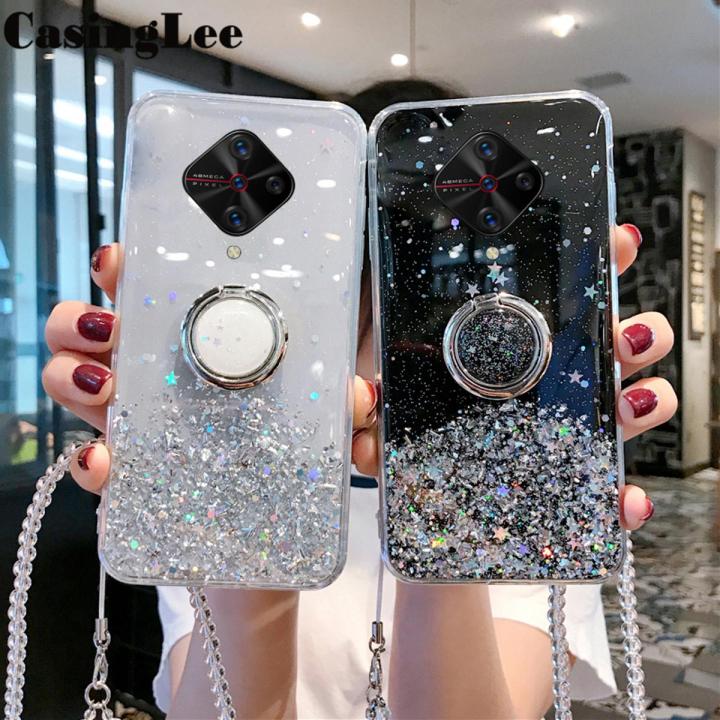 Transparent S Pro Cover Casinglee For VIVO S1 Pro Case Shiny Ring