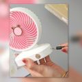 Desktop Fan Portable Fan USB Rechargeable 2 Speed Ultra Quiet Fan Office Cooling Ventilador Fans small table Fan.