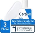 CeraVe Daily Moisturizing Lotion 87ml Face & Body Lotion for Dry Skin with Hyaluronic Acid | Fragrance Free.