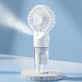 Portable Fan with Humidifier Mini Handheld Spray Mist Fan Rechargeable Portable Handheld Mini Fan USB Mini Hand Humidifier Fans.