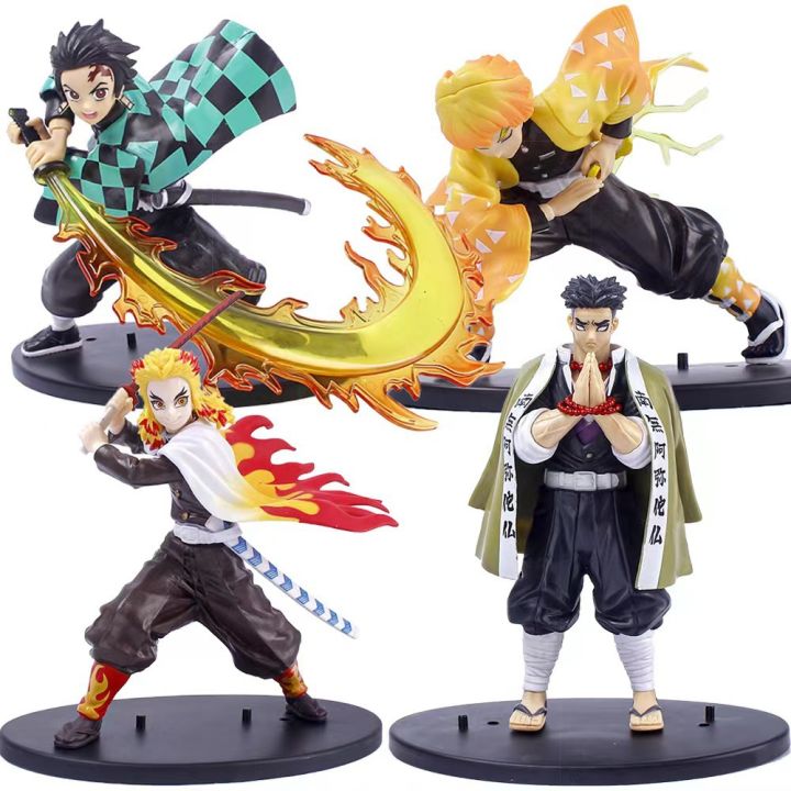 Demon%20Slayer:%20Kimetsu%20No%20Yaiba%20Figure%20Tanjiro%20Fights%20Zenitsu%20Flame%20Pillar%20Vulcan%20Anime%20Peripheral%20Boxed%20Ornament%20Gift%20-%20Image%205