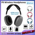 P9 Bluetooth Wireless Headphones With Microphone Noise Cancellation Stereo HIFI Gaming Headset 7.1 Surround Sound.