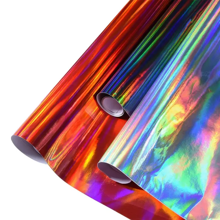 Holographic%20Laser%20Chrome%20Black%20Car%20Stickers%20Car%20Interior%20Body%20Wrap%20Vinyl%20Film%20Sheet%20Black%20with%20Rainbow%20Decals%20-%20Image%203