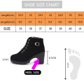 Women Boots Shoes With Heel WB-85 Imported Korean Design PU Leather Ankle Boots Western Outfit Leg Toe Cover Fashionable Shoes For Girls And Ladies. 