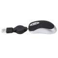 Optical Mini Retractable Mouse Portable Mini USB Wired Mouse Ergonomics Home Office Mice for Computer PC Laptop.