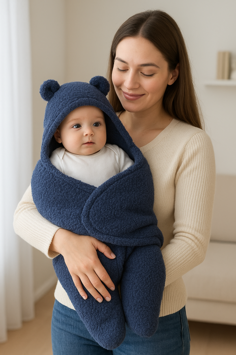 Baby%20Swaddle%20Blanket%20with%20Hood%20&%20Bear%20Ears%20%E2%80%93%20Soft%20Fleece%20Newborn%20Sleeping%20Bag,%20Warm%20Infant%20Wrap%20for%20Winter%20-%20Image%203