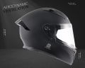 Vega Bolt Matt Black Full Face Helmet with Dual Certification.. 