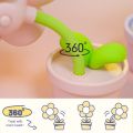 【3C VictoryEagle】4 Colors Warm Yellow Cute Flower Night Light/Mini Protection Desktop Bedroom Bedside Lamp. 