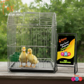 Code- 6045 - 18 x 12 Inches Thin Metal Wire Cage with Tray, Food & Water Pot for Budgerigar,Lovebirds,Finches,Parrots,Hamster,Cockatiel, Chicken,Duck,Quail,Rabbit ,Cat,Dog ,Dove | bird cage house accessories food toy nest harness feeder china decoration.