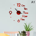 3D Mirror Wall Clock Modern Design Creative Acrylic Quartz Wall Clocks Stickers Podazz. 
