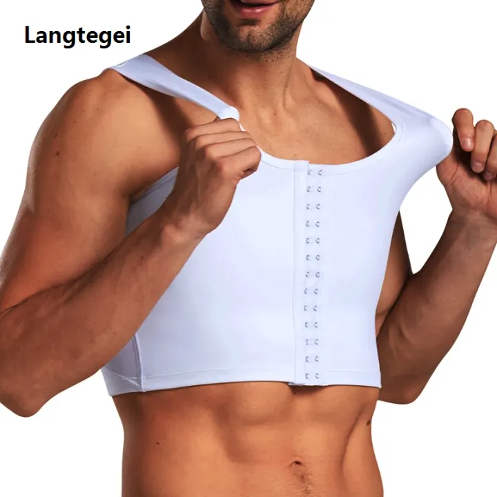 Men's%20Chest%20Vest%20Sweat%20Chest%20Bandage%20Tight-fitting%20Underwear%20Body%20Shaper%20Corset%20Support%20Belt%20Chest%20Compression%20Correct%20Posture%20-%20Image%205