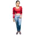 Long Sleeve Crop Tops Blouse for Women - Blouse For Women. 
