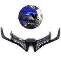Motorcycle Front Fairing Aerodynamic Winglets For Yamaha R15 - V3 Carbon fiber-Black. 