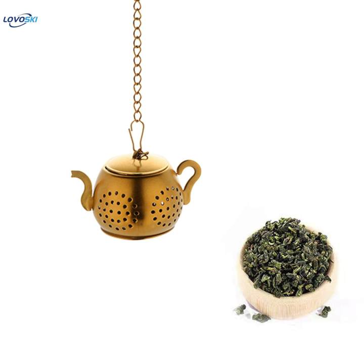 Tea%20Infuser%20with%20Chain%20Spice%20Leaf%20Filter%20Mesh%20Tea%20Strainer%20Multipurpose%20Reusable%20for%20Tea%20Room%20-%20Image%205