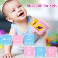 Talking Flash Cards Alphabet Pocket Speech Toys Therapy Autism Sensory Toys for Kids Early Educational Toy English Flashcards. 