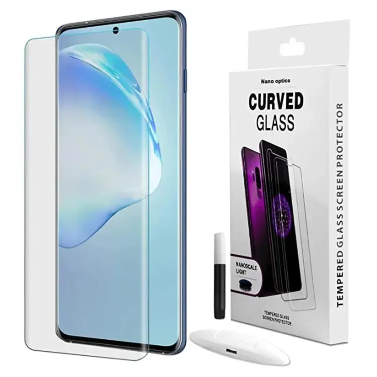 Samsung Galaxy S21+ 5G Samsung Galaxy S21 Plus 5G Premium  Anti-Fingerprint Matte UV Screen Protector UV Liquid Full Screen Adhesive  Tempered Glass