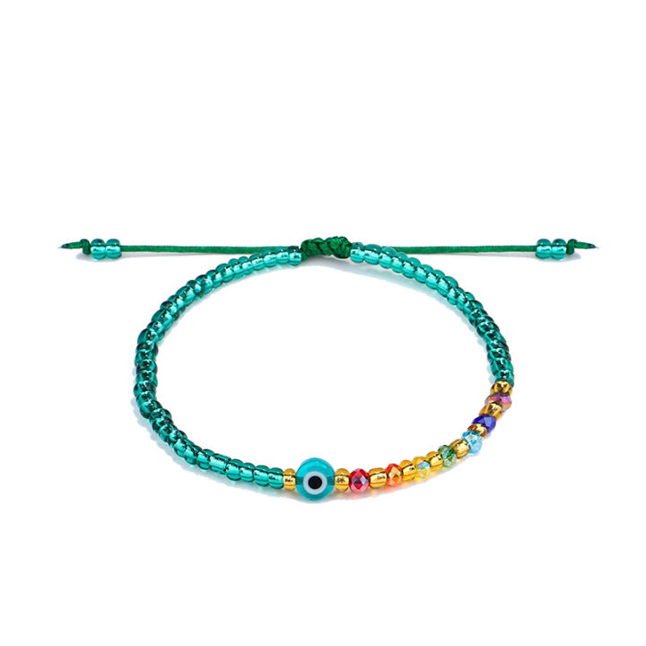 2024%20Fashion%20Evil's%20Eye%20Seed%20Beaded%20Bracelet%20Handmade%20Adjustable%20Women%20Bracelet%20Colorful%20Seed%20Beads%20Bracelet%20(KB8516)%20-%20Image%202