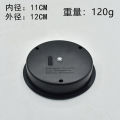 Round Solar Battery Box Lithium Battery Box usb Rechargeable Super Bright Battery Box.