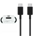 Samsung Galaxy S22 3A Fast Charging USB Type-C to Type-C Charger Cable - Black. 