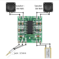 PAM8403 Digital Audio Amplifier 3W + 3W Stereo Class D 5V Amplifier Board. 