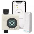 Remote Controlled via Smartphone Water Timer Bluetooth and Wifi Garden Irrigation Timer, Smart Faucet Irrigation Controller, Up to 15 Separate Programs, Smart Rain Delay System & Child lock Function.. 