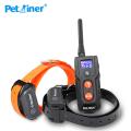 Petrainer 916-2 Pet  Training Collar Rechargeable Waterproof  Electronic Shock Training Collar with Blue LCD display. 