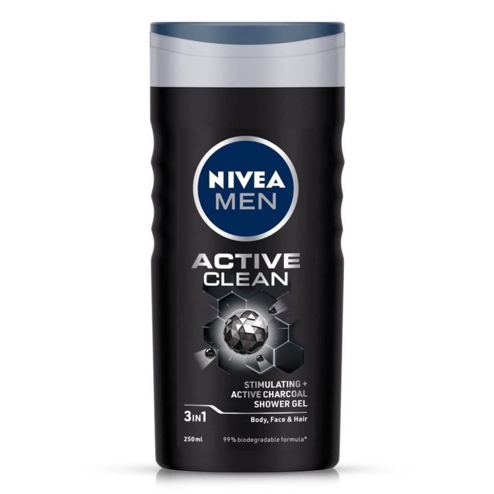 Nivea Men Shower Gel Active Clean 250ml