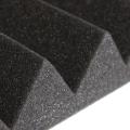 30X30X5CM Studio Acoustic Foam Sound Absorption Treatment Panel Tile Wedge Black. 