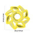 Flying Disc Toy Soft Returning Disc Handmade Foam Authentic Spinner Flying Rings Fast Catch Toy Safe for Indoor and Outdoor. 